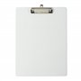 Exacompta - Réf. 19296E - Porte-bloc à pince avec pochette plastique sur le dos - Système d'accroche mural - Dimensions : 23 cm