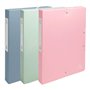 Exacompta - Réf. 59239E - 8 boîtes de classement avec élastiques Autentik - en carte recyclée 600g/m2 - Dos 2