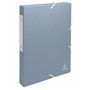 Exacompta - Réf. 59239E - 8 boîtes de classement avec élastiques Autentik - en carte recyclée 600g/m2 - Dos 2,5 cm - 25 x 33 cm 