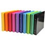 Exacompta - Réf. 529E - Carton de 10 classeurs rigides Iderama - 2 anneaux ronds 25mm - Dos 34mm - Dimensions extérieures : 23x2