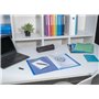 Exacompta - Réf. 8862E - Carton de 8 Protège-documents OPAK - 60 pochettes cristal lisse - 120 vues - pour format A4 - dimension