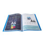 Exacompta - Réf. 8862E - Carton de 8 Protège-documents OPAK - 60 pochettes cristal lisse - 120 vues - pour format A4 - dimension