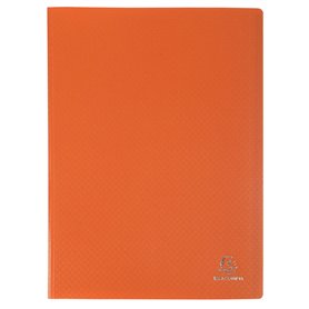Exacompta - Réf. 88424E - Carton de 10 Protège-documents OPAK - 40 pochettes cristal lisse - 80 vues - pour format A4 - dimensio