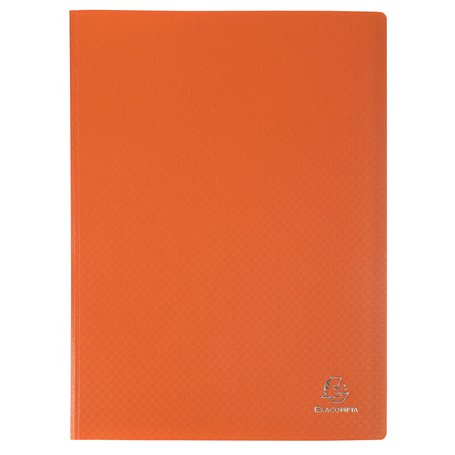 Exacompta - Réf. 88424E - Carton de 10 Protège-documents OPAK - 40 pochettes cristal lisse - 80 vues - pour format A4 - dimensio