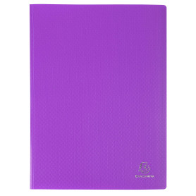 Exacompta - Réf. 88826E - Carton de 8 Protèges-documents OPAK - 80 pochettes cristal lisse - 160 vues - pour format A4 - dimensi