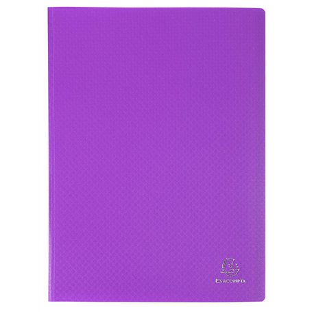 Exacompta - Réf. 88826E - Carton de 8 Protèges-documents OPAK - 80 pochettes cristal lisse - 160 vues - pour format A4 - dimensi