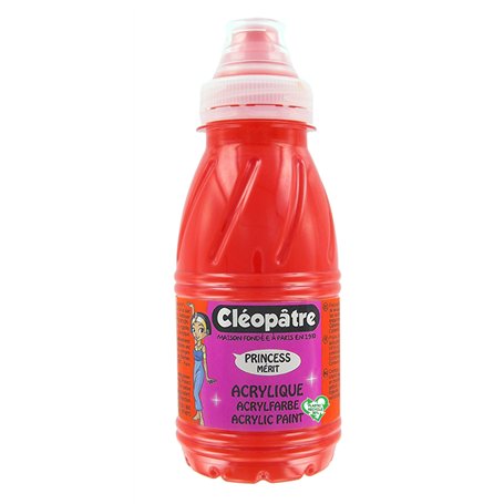 Cléopâtre - PAM250-13 - Peinture Acrylique Princess Merit - Rouge Vif - Flacon 250 ml