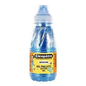 CLEOPATRE - Gel Pailleté Bleu au format de 250 ml