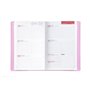 Agenda Oxford Senso Civil Semainier 10x15cm Année 2026 Rose