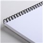 CANSON 1557® - Album spiralé 30 feuilles de papier dessin - Grain léger - A5+ 180g/m² - Extra blanc