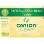 CANSON Pochette de 12 Papier à dessin "C" à grain A4 224 g/m2