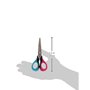 MAPED - 1 Paire de Ciseaux Sensoft 13 cm Pour Droitier. Lames Acier - Bouts Ronds - Anneaux Flexibles Souples - 3 Coloris Assort
