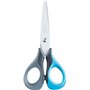 MAPED - 1 Paire de Ciseaux Sensoft 13 cm Pour Droitier. Lames Acier - Bouts Ronds - Anneaux Flexibles Souples - 3 Coloris Assort