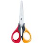 MAPED - 1 Paire de Ciseaux Sensoft 13 cm Pour Droitier. Lames Acier - Bouts Ronds - Anneaux Flexibles Souples - 3 Coloris Assort