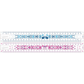 Maped 245601 - Règle résistante aux chocs STUDY FANCY 30 cm