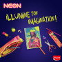 Maped - 12 Crayons Graphite HB2 NEON - Crayons à Papier FSC HB Embout Gomme - Forme Triangulaire Ergonomique - Mine Résistante