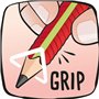 Maped – Crayons d’apprentissage surface anti-dérapante pack X12 – Crayons texturés motifs serpent – crayons extrudés embout coup