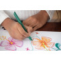 Maped - Combo Pack Color'Peps - 15 Crayons de couleur Infinity + 12 Feutres Lavables et Résistants au séchage - Pointe moyenne b