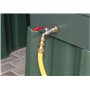 Boutté 0872497 Kit Traversée de cuve Laiton Robinet 1/4 Tour Nez 20 x 27, Or