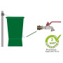 Boutté 0872497 Kit Traversée de cuve Laiton Robinet 1/4 Tour Nez 20 x 27, Or