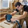 Bosch 1 fraise à affleurer PRO avec roulement à billes de guidage inférieur (pour bois tendre, bois dur, Ø 9,5 mm, accessoire pr