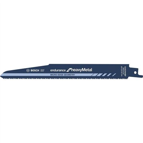 Bosch Accessories 2608658010 Lame de scie sabre S 1025 HBF endurance for heavy metal