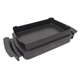 TEFAL Plaque de cuisson OptiGrill Snacking & Baking XA725870 | Revêtement antiadhésif | Poignées isolées thermiquement | Passe a