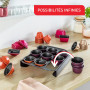 Set de 3 moules à gâteaux Tefal Creabake J3059104 Orange Scénario