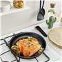 Tefal L15891 - Ingenio XL Force - Lot de 3 poêles - 24/28 cm + 1 poignée amovible - Empilables - Revêtement antiadhésif - Indica