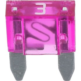 Restagraf - Fusible Plat Mini pour Automobile - Puissance 3 A - 32 V - Réf. 6849 - Sachet de 10