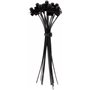 Restagraf - Lanière Plastique 140 x 5 mm à Ancrage - Collier de Serrage Automobile pour Trou Rond de 6,5 mm - Compatible Plusieu