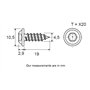 Restagraf - Vis pour Matériaux Tendres Spéciales Garniture Intérieure & Extérieure - Fixation Carrosserie et Pièces Mécaniques -