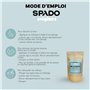 SPADO Origines - Sel d'oseille poudre - Acide oxalique - Détache et éclaircit le bois - multi applications - 700 gr - Fabricatio