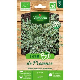 Vilmorin - Thym de Provence Bio - Plante aromatique bisannuel - incourtournable de la Cuisine méridionale -