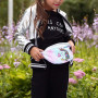 VALICLUD Sac banane à paillettes licorne Pack de taille réversible Sac à bandoulière à bandoulière Sac banane à paillettes poitr