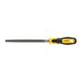 RHINO - Râpe à métaux tiers point 200mm - Lime à métaux tiers point avec manche bi-matière - Longueur 200 mm - Garantie 5 ans - 