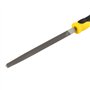 RHINO - Râpe à métaux tiers point 200mm - Lime à métaux tiers point avec manche bi-matière - Longueur 200 mm - Garantie 5 ans - 