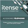 itense - Coque Soft Noire - Compatible Samsung Galaxy S9 - Coque Souple - Coque de Protection - Résistante & Légère - Protège de