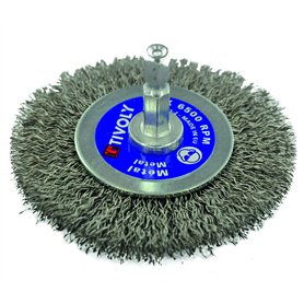 Brosse circulaire Technic Inox Ø 70 - HEXA 6