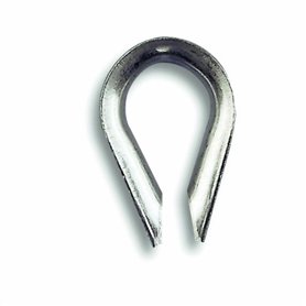 Chapuis CSI8 2 Cosse-cœur acier inoxydable pour Câble D 8 mm