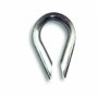 Chapuis CSI8 2 Cosse-cœur acier inoxydable pour Câble D 8 mm