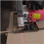 Scie circulaire avec guide laser 1200w - Livré avec 2 disques : un disque 24 dents et un disque 60 dents