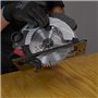 Scie circulaire avec guide laser 1200w - Livré avec 2 disques : un disque 24 dents et un disque 60 dents