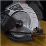 Scie circulaire avec guide laser 1200w - Livré avec 2 disques : un disque 24 dents et un disque 60 dents