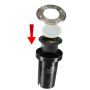 Oxeo Spots encastrables X6 - Extérieur - Couvercle INOX - pour Ampoule LED GU10 - Etanche IP67 - Spot terrasse - Éclairage Jardi