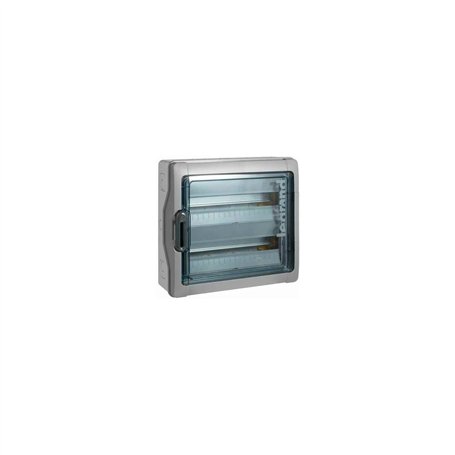 601986 Legrand Coffret Plexo3 étanche Ip65-2 Rangées 18 Modules - Embouts à Perforation Directe Non Montés