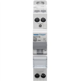 disjoncteur hager - 1 phase + neutre - 25a - 6ka - courbe d - vis / vis