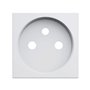 enjoliveur - prise de courant - 2p+t - pure - hager gallery wxd100b