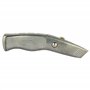 STANLEY 0-10-819 Couteau À Lame Rétractable - Gamme FATMAX - Corps Aluminium - Chariot Magnétique - Zone De Frappe - Stockage In