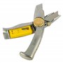 STANLEY 0-10-819 Couteau À Lame Rétractable - Gamme FATMAX - Corps Aluminium - Chariot Magnétique - Zone De Frappe - Stockage In